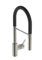 Ideal Standard Gusto mitigeur cuisine semi-pro avec douchette 2f rvs look/look rvs