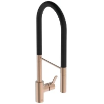Ideal Standard Gusto mitigeur cuisine pro avec douchette 2f brushed copper