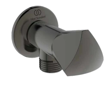 Ideal Standard IdealSpray hoekstopkraan 1/2 x 1/2 - Brushed Gun Metal