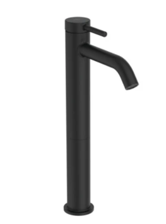 Ideal Standard Ceraline Nuovo wastafelmengkraan verhoogd zonder lediging 4l/min - BlueStart Technology - Silk Black