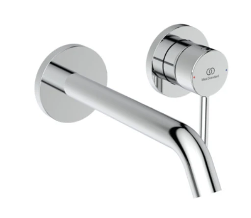 Ideal Standard Ceraline Nuovo mitigeur mural (kit 2 partie apparente), bec 180 mm, pour kit 1 partie encastrée (a1313nu) Chromé