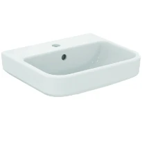 Ideal Standard i.life B lave-mains 450 x 380 mm - blanc SmartGuard - avec trou de robinet - avec trop-plein - dans un emballage à emporter