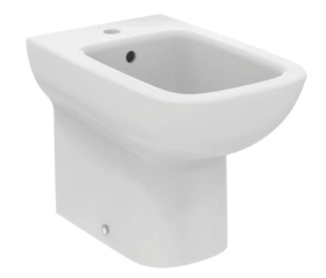 Ideal Standard i.life A bidet sur pied rectangulaire back to wall avec trou percé et avec trop-plein (en emballage prêt à porter)
