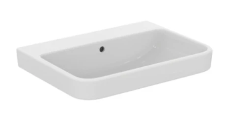Ideal Standard i.life B lavabo 650 x 480 mm - blanc SmartGuard - sans trou de robinet - avec trop-plein - dans un emballage à emporter