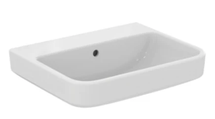 Ideal Standard i.life B lavabo 550 x 480 mm - blanc SmartGuard - sans trou de robinet - avec trop-plein - dans un emballage à emporter
