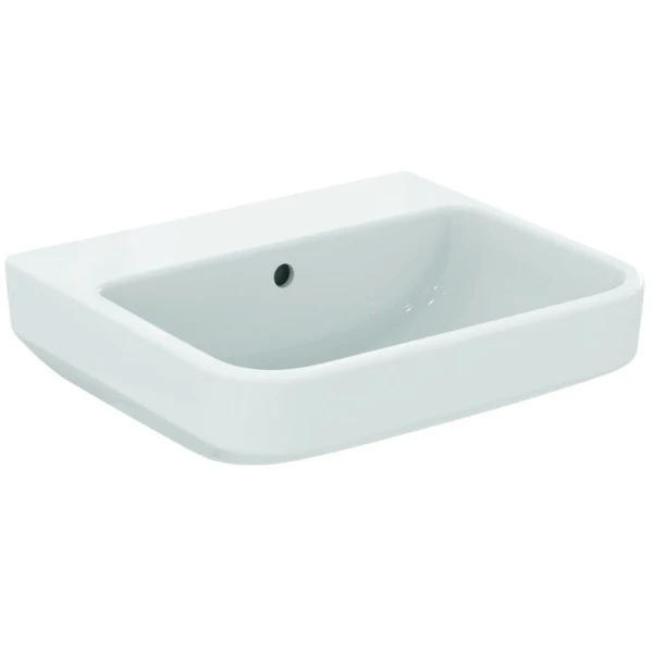 Ideal Standard i.life B lavabo 500 x 480 mm - blanc SmartGuard - sans trou de robinet - avec trop-plein - dans un emballage à emporter