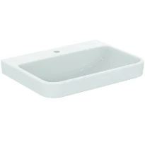Ideal Standard i.life B lavabo 650 x 480 mm - blanc SmartGuard - avec trou de robinet - sans trop-plein - dans un emballage à emporter