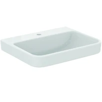 Ideal Standard i.life B lavabo 600 x 480 mm - blanc SmartGuard - avec trou de robinet - sans trop-plein - dans un emballage à emporter