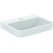 Ideal Standard i.life B lavabo 550 x 480 mm - blanc SmartGuard - avec trou de robinet - sans trop-plein - dans un emballage à emporter