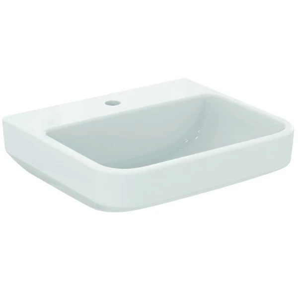 Ideal Standard i.life B lavabo 500 x 480 mm - blanc SmartGuard - avec trou de robinet - sans trop-plein - dans un emballage à emporter