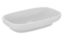Ideal Standard i.life B lavabo à poser 600 x 370 mm - blanc - sans trou de robinet - sans trop-plein