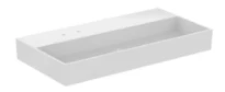 Ideal Standard Solos lavabo 1015 x 515 mm - blanc - 2 trous de robinet - sans trop-plein - aplati pour montage sur étagère - combiné avec les robinets Solos