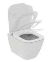 Ideal Standard i.life S pack wc suspendu rimls+® court avec abattant et couvercle sandwich softclose
