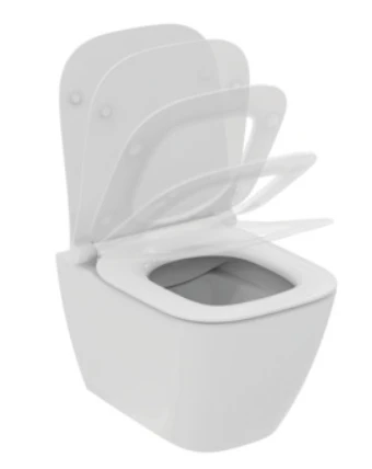 Ideal Standard i.life S pack wc suspendu rimls+® court avec abattant et couvercle sandwich softclose