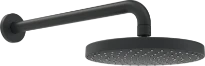 HANSA HANSABASICJET Regendouche Mat zwart (Hoofddouche 200mm)