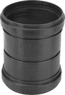 Burgerhout Twinline air arrivée d'air manchon FF 80 x 80 mm - noir