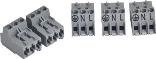 Bosch Afsluitklem 3-pol N/L grijs