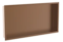 Procasa Vivo niche encastrée 600 x 300 x 70 mm - Brushed Copper PVD - cuivre brossé PVD