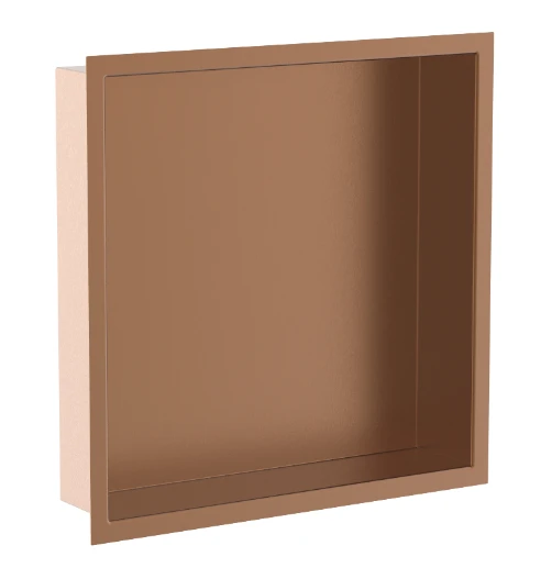Procasa Vivo niche encastrée 300 x 300 x 70 mm - Brushed Copper PVD - cuivre brossé PVD