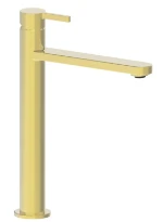 Procasa Vivo mitigeur de lavabo sans vidage - bec droit - démarrage à froid - Brushed Gold PVD - or brossé PVD