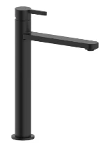 Procasa Vivo mitigeur de lavabo sans vidage - bec droit - démarrage à froid - Noir mat