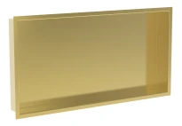 Procasa Vivo niche encastrée 600 x 300 x 70 mm - Brushed Gold PVD - or brossé PVD