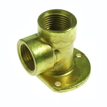 VSH messing muurplaat laag FF 1/2 x 1/2