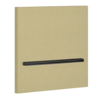 Gessi Bath-Shower 316 bec cascade mural - Brushed Brass PVD