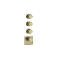 Gessi Bath-Shower 316 thermostat haut débit - Brushed Brass PVD