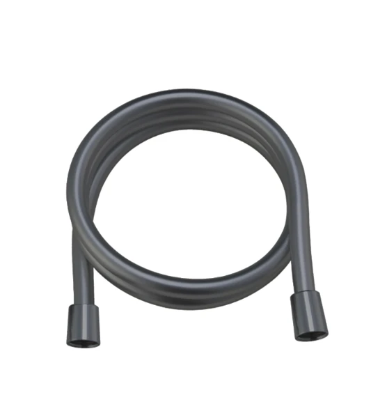 Procasa Rondo WSS flexible de douche 1/2 x 1500 mm - Gun Metal PVD - acier mat