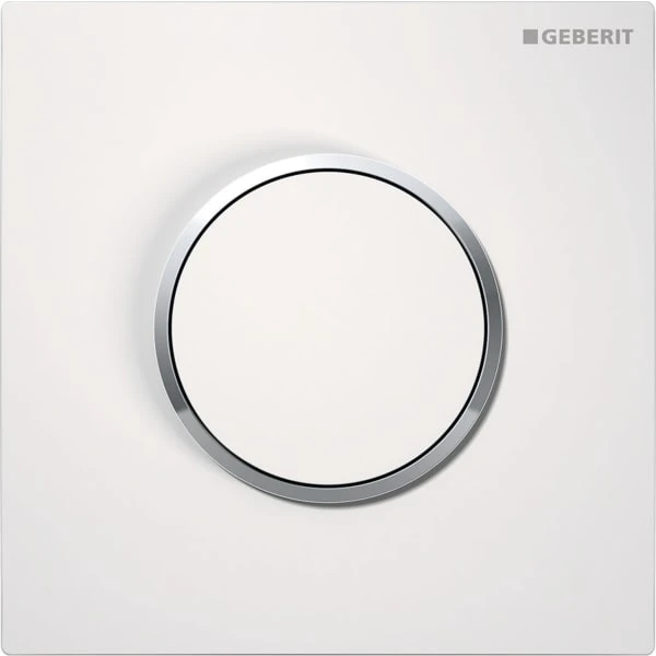 Geberit Type 10 plaque de commande commande urinoir pneumatique blanc/chromé