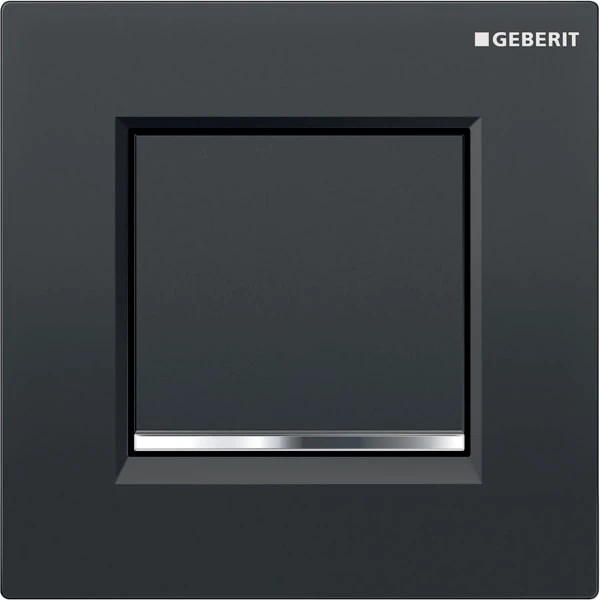 Geberit Type 30 plaque de commande commande urinoir pneumatique noir/chromé