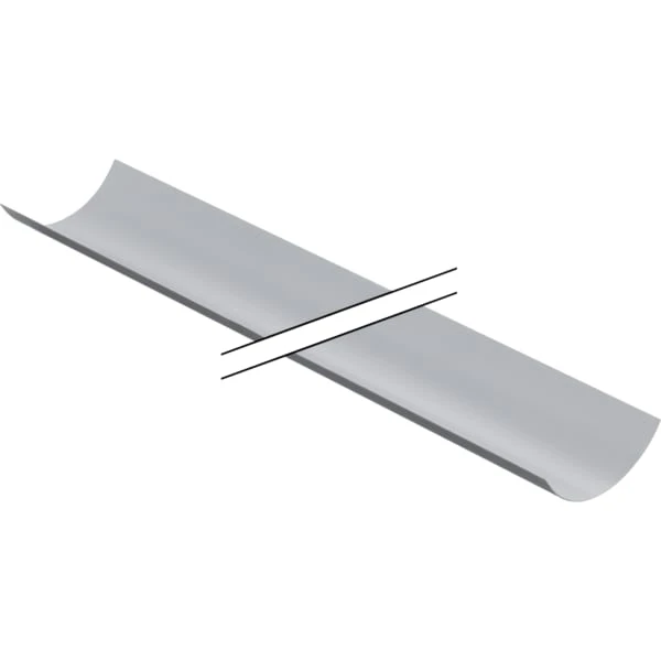 Geberit PE plateau de support pour tuyau zinqué laqué 160 mm (longueur 3m) - prix par mètre