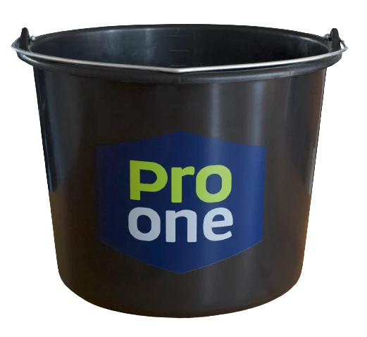 ProOne Tools emmer zwart 12 l