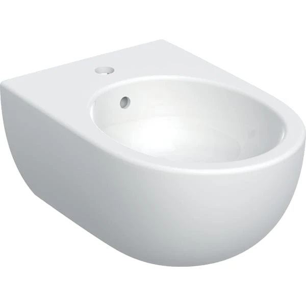 Geberit Selnova wall-hung bidet, Premium, shrouded: Blanc