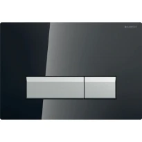 PLAQUE DE COMMANDE TOILETTE GEBERIT SIGMA 40 noir synthetique reserv. a encastrer