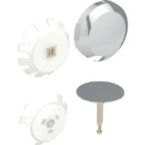 Geberit set de finition pour vidage baignoire d52: chromé brillant