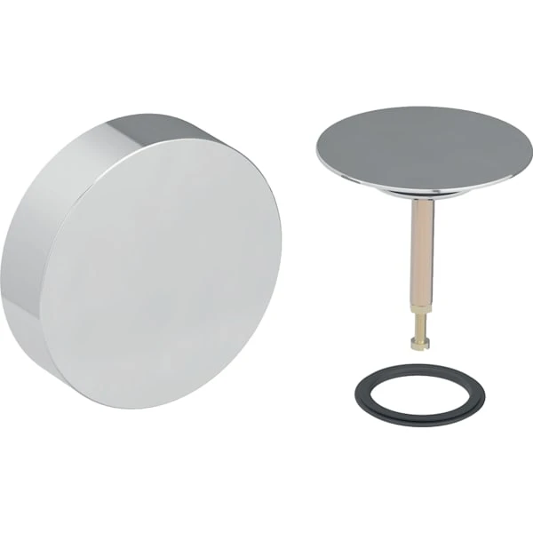 Geberit set de finition pour vidage baignoire d52: chromé brillant