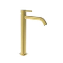 Procasa Vivo mitigeur lavabo rehaussé sans vidage - démarrage à froid - Brushed Gold PVD - or brossé PVD