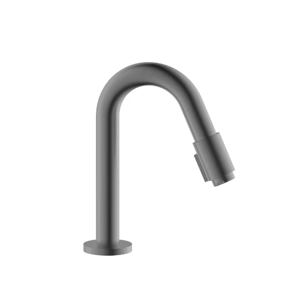 Procasa Vivo robinet eau froide - bec 190 mm - Gun Metal PVD - acier mat PVD