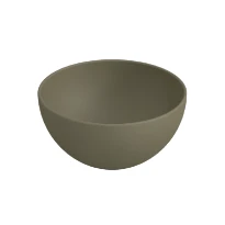 Procasa Obi lavabo à poser rond 240 x 240 x 120 mm - forêt - céramique - sans trou de robinet - sans trop-plein