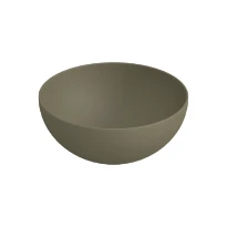 Procasa Obi lavabo à poser rond 400 x 400 x 165 mm - forêt - céramique - sans trou de robinet - sans trop-plein
