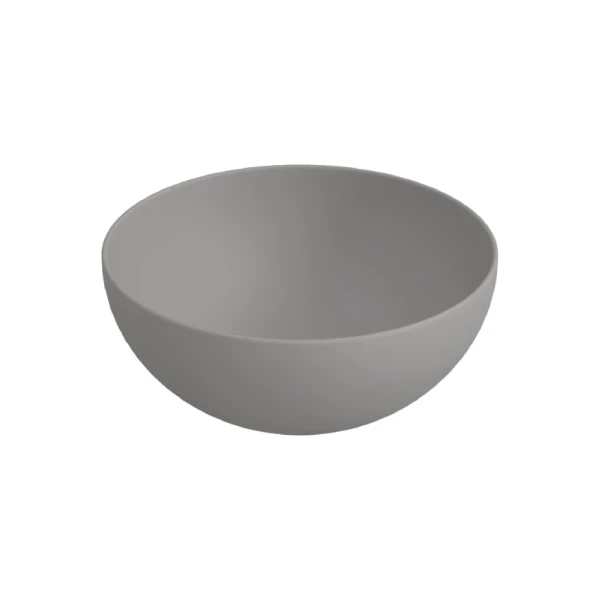 Procasa Obi opzetwastafel rond 400 x 400 x 165 mm - cement - keramiek - zonder kraangat - zonder overloop