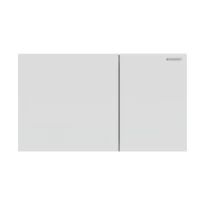 Geberit Sigma70 plaque de commande, revêtement facile à nettoyer, blanc mat