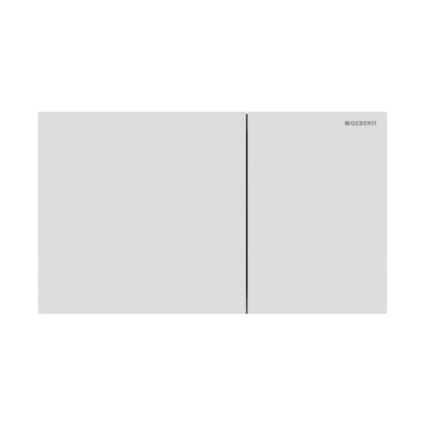 Geberit Sigma70 plaque de commande, revêtement facile à nettoyer, blanc mat