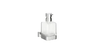 Inda Lea 1800 distributeur de savon en verre satiné - chromé