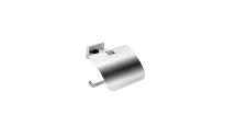 Inda Lea 1800 porte-rouleau avec couvercle - nickel brossé