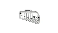 Inda Lea 1800 panier porte-savon modèle en coin - chromé