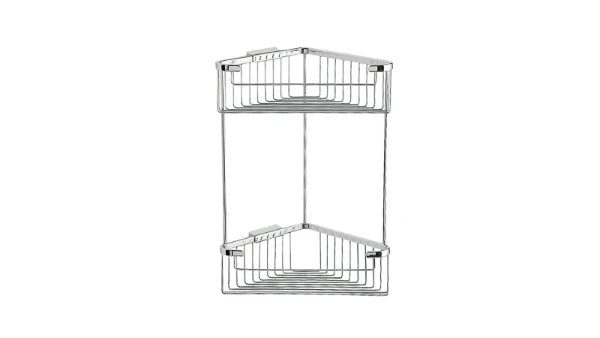 Inda Hotellerie porte-savon d'angle double - chromé
