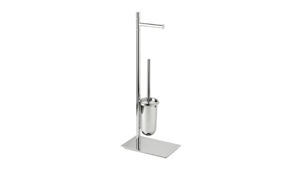 Inda Piantane porte-brosse à poser - chromé